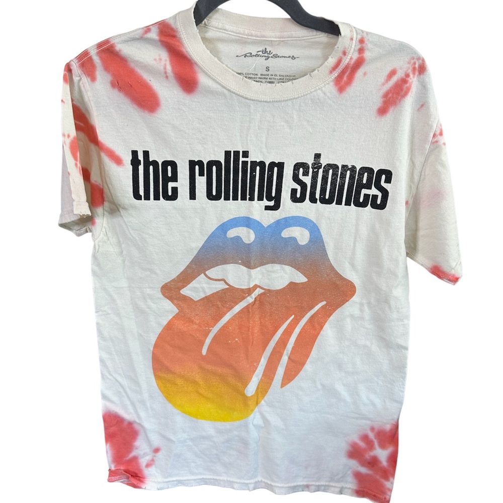 The Rolling Stones Tie-Dye Tee S
